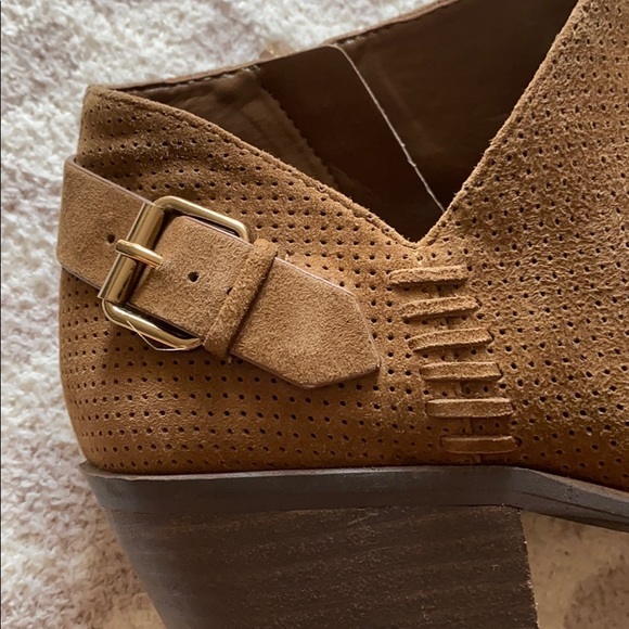 Vince Camuto Parveen Suede Booties w/Buckle - Picture 7 of 10